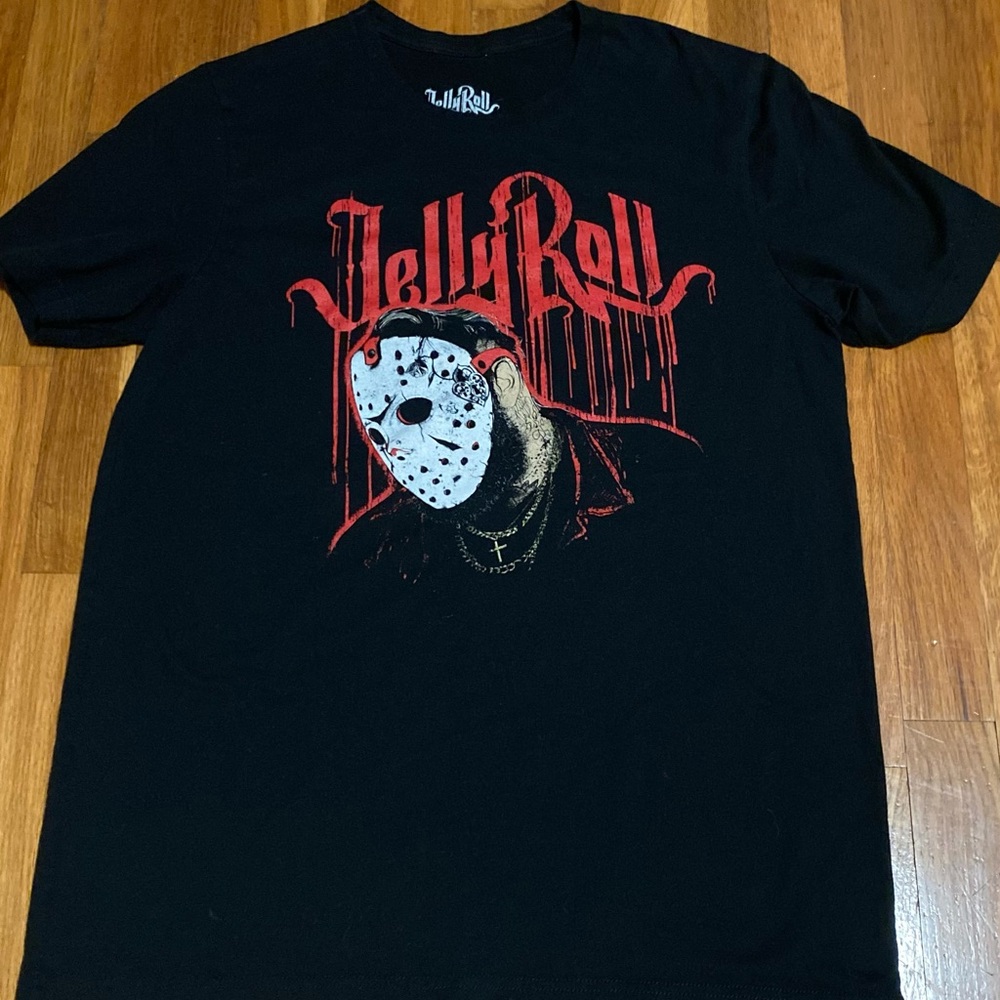 Black Graphic T-Shirt jelly roll